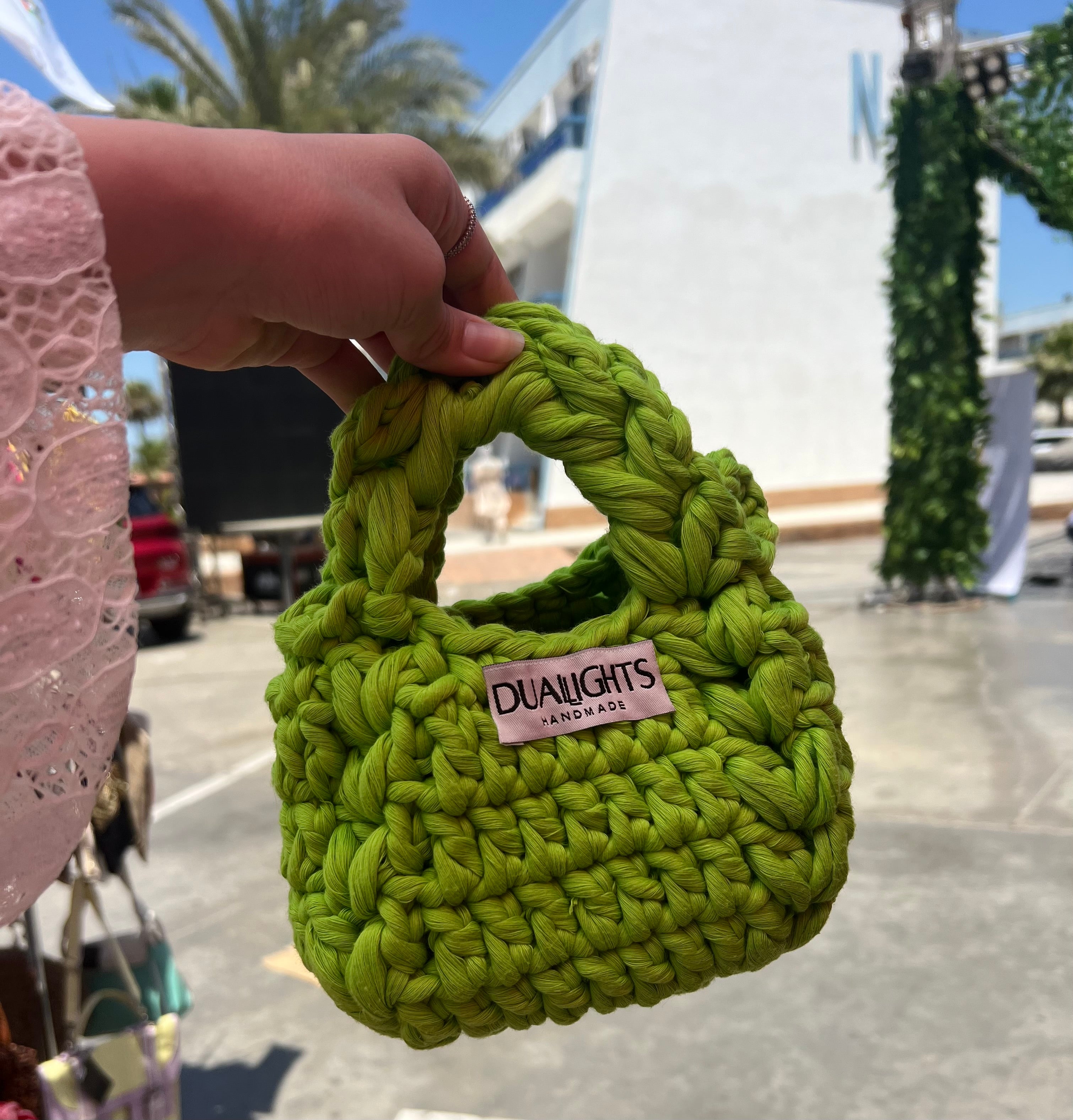 mini puffed 3d crossbody bag , green