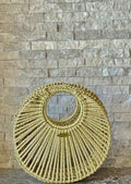 round sunburst, gold