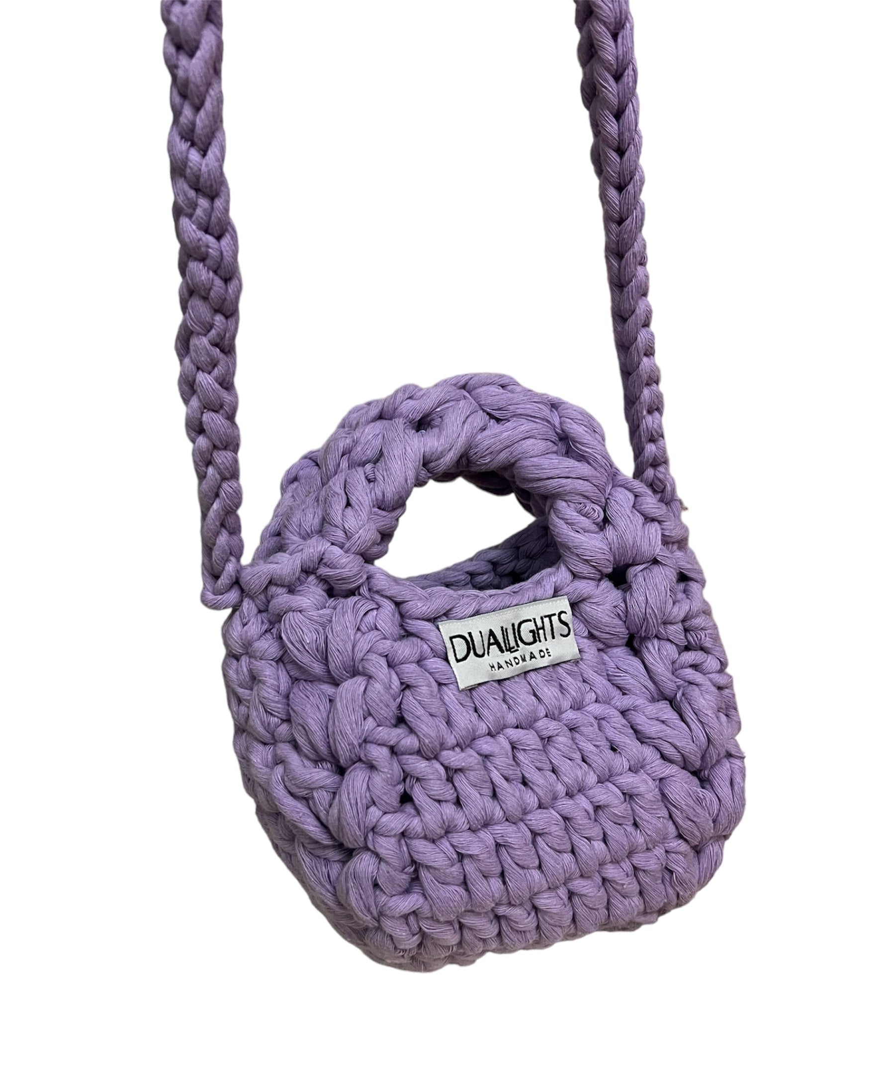 mini puffed 3d crossbody bag , lavender