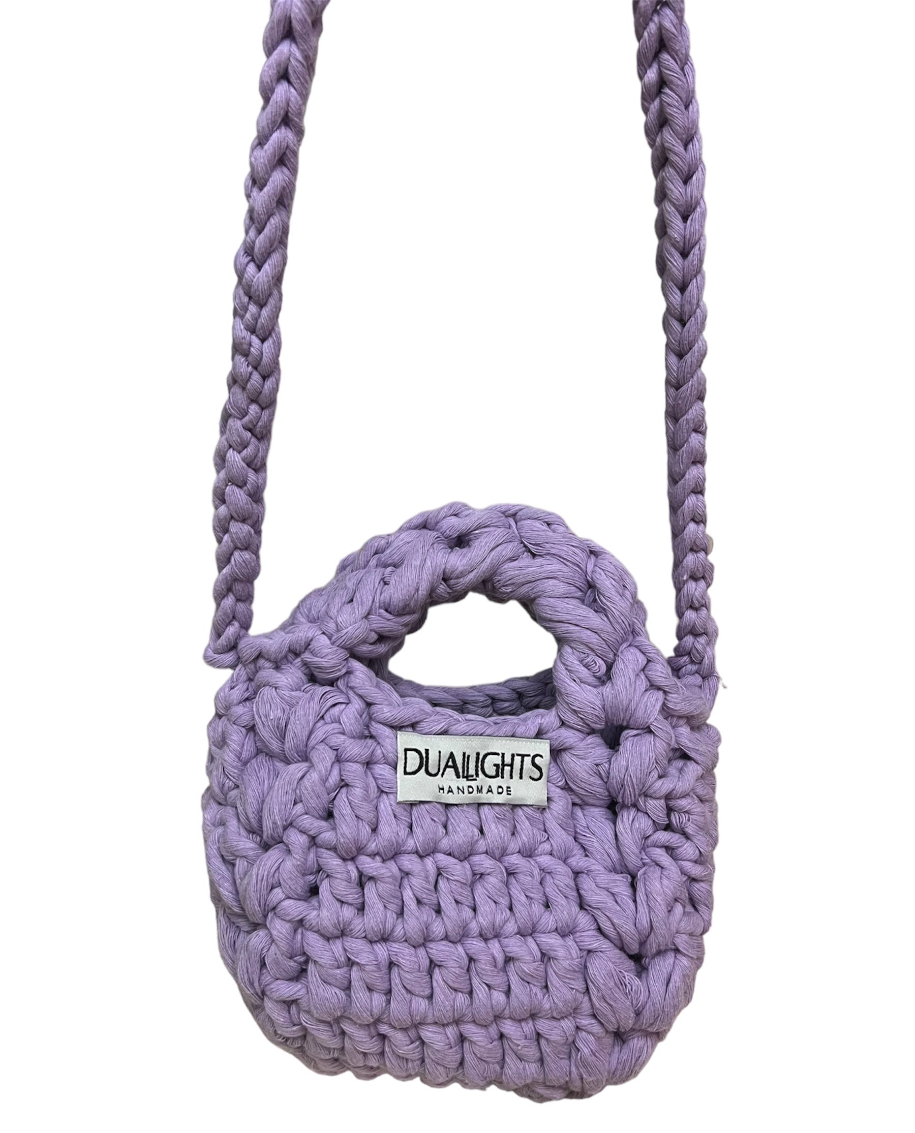 mini puffed 3d crossbody bag , lavender