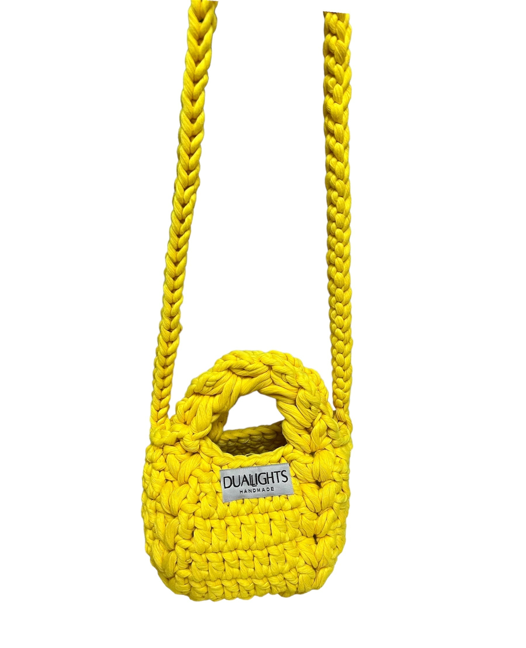 mini puffed 3d crossbody bag , yellow