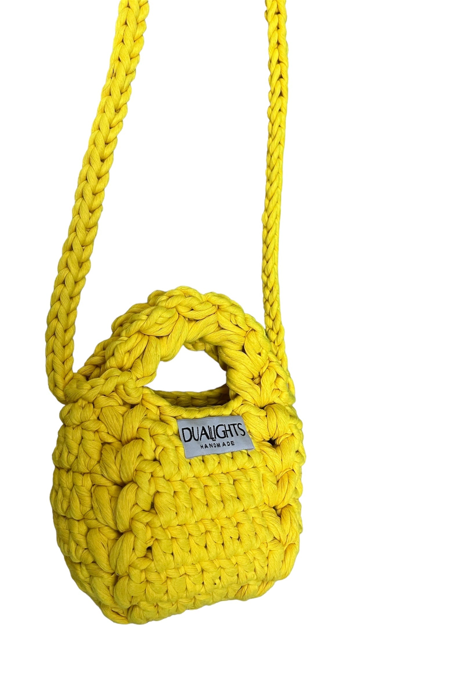 mini puffed 3d crossbody bag , yellow
