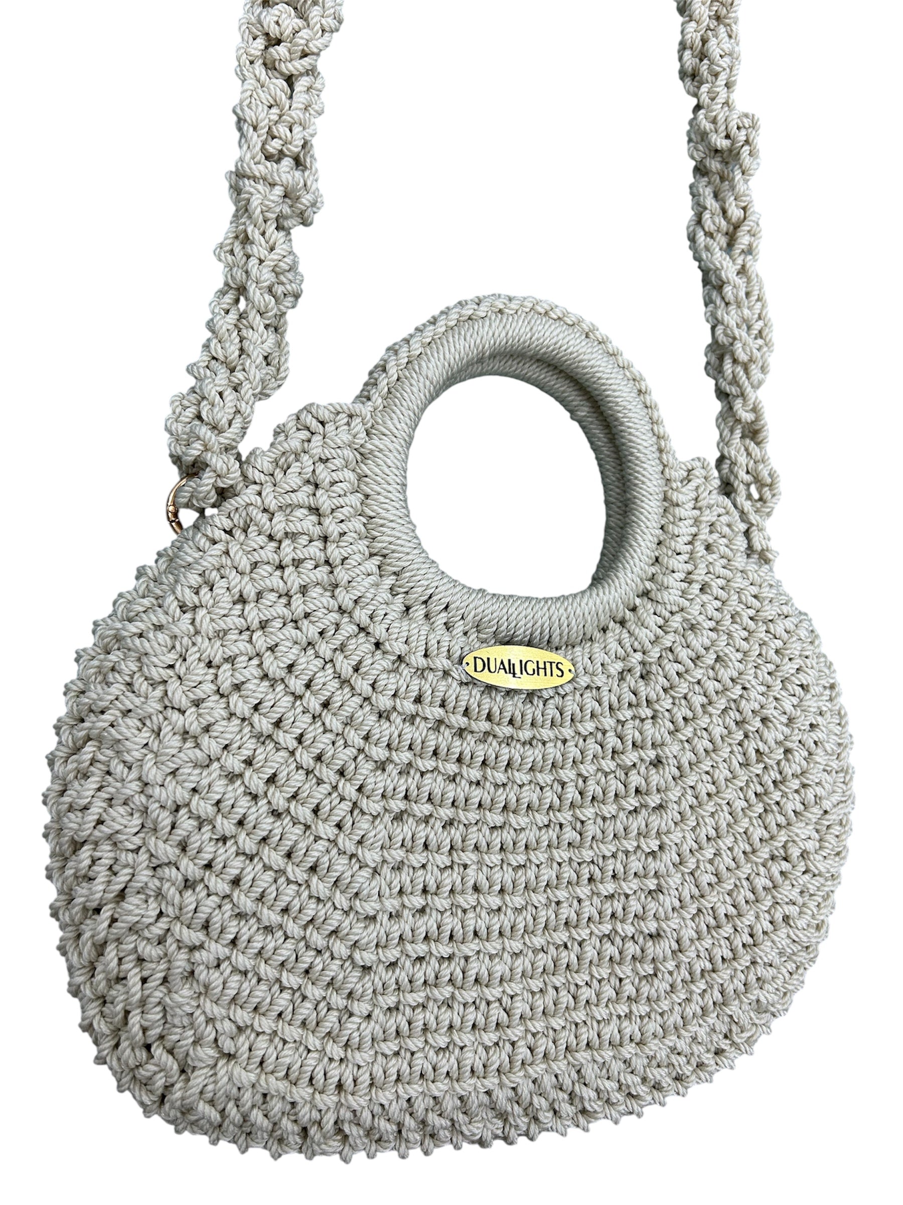 basket bag, off-white