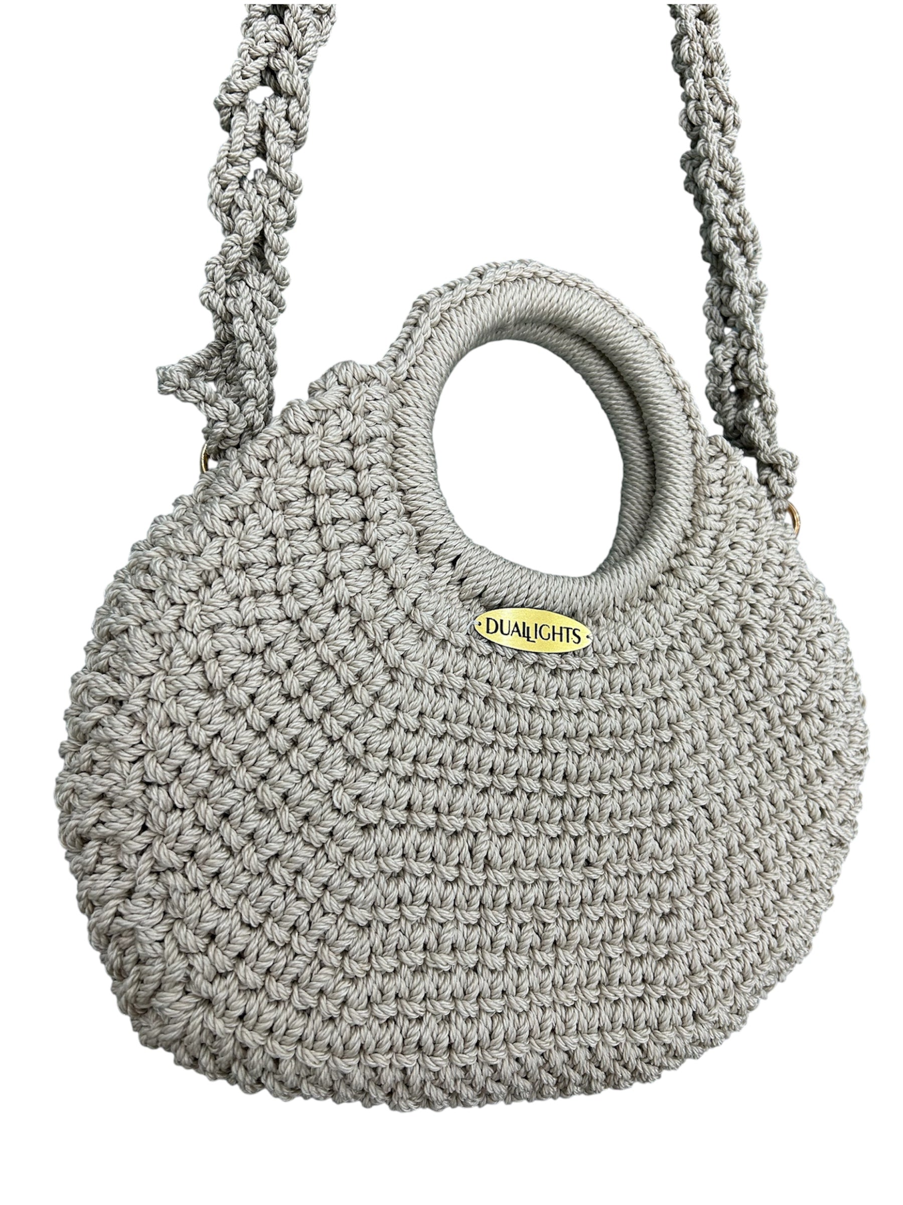 basket bag, greige