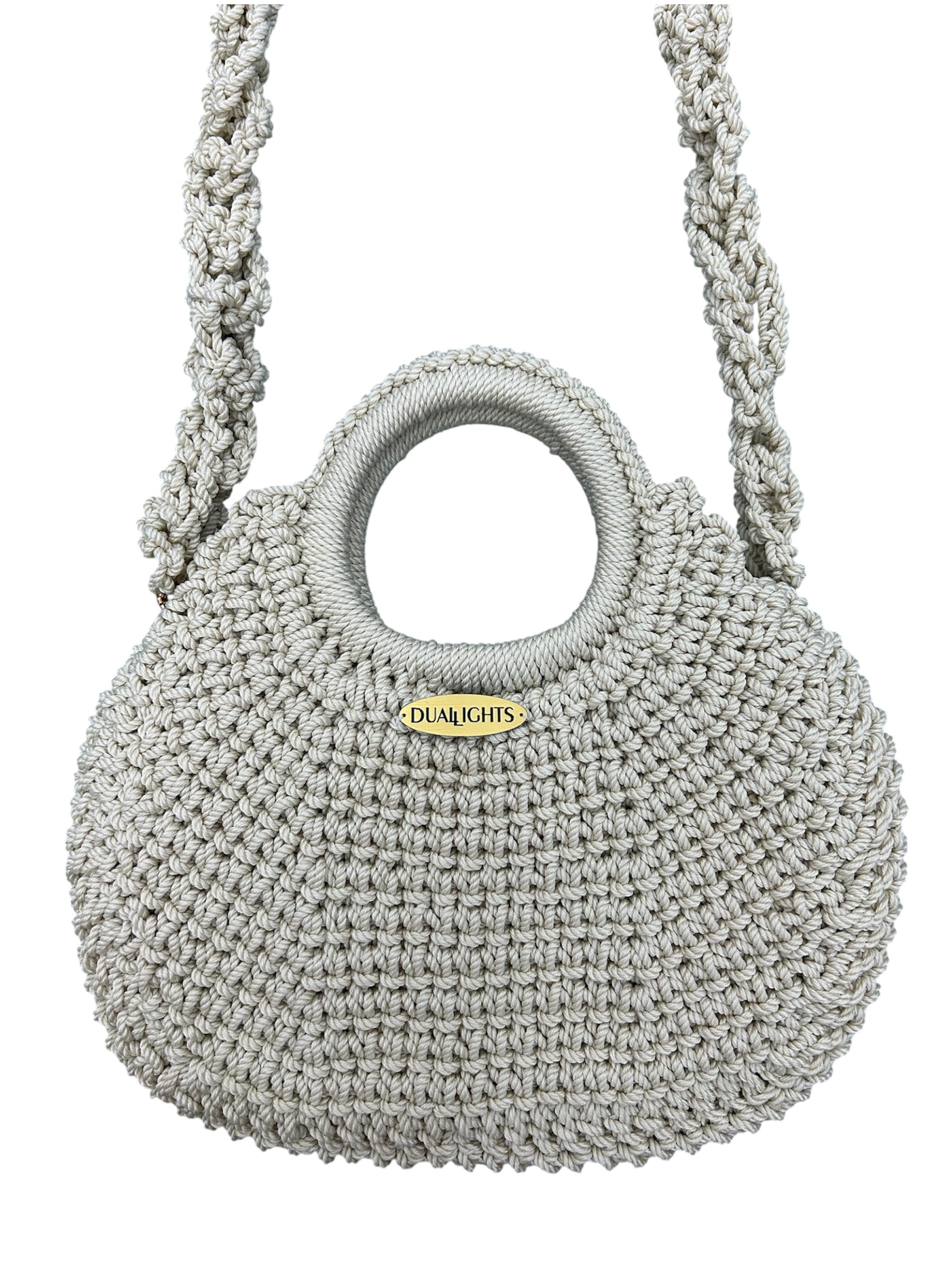 basket bag, off-white