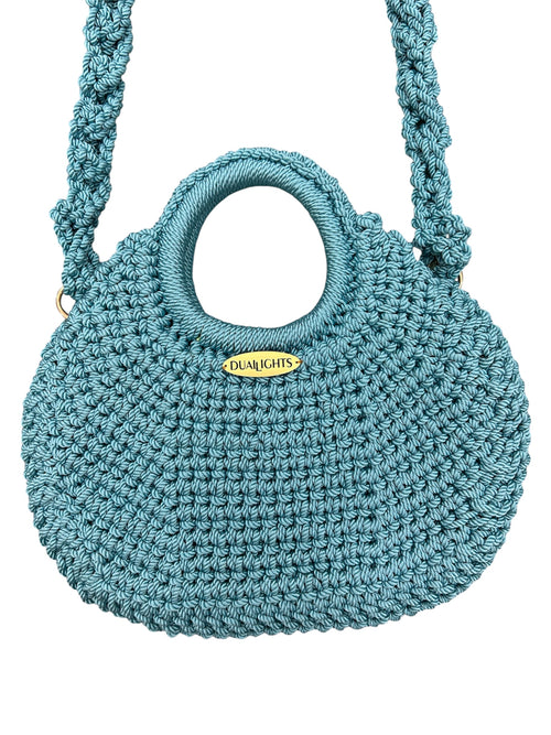 basket bag, sky blue
