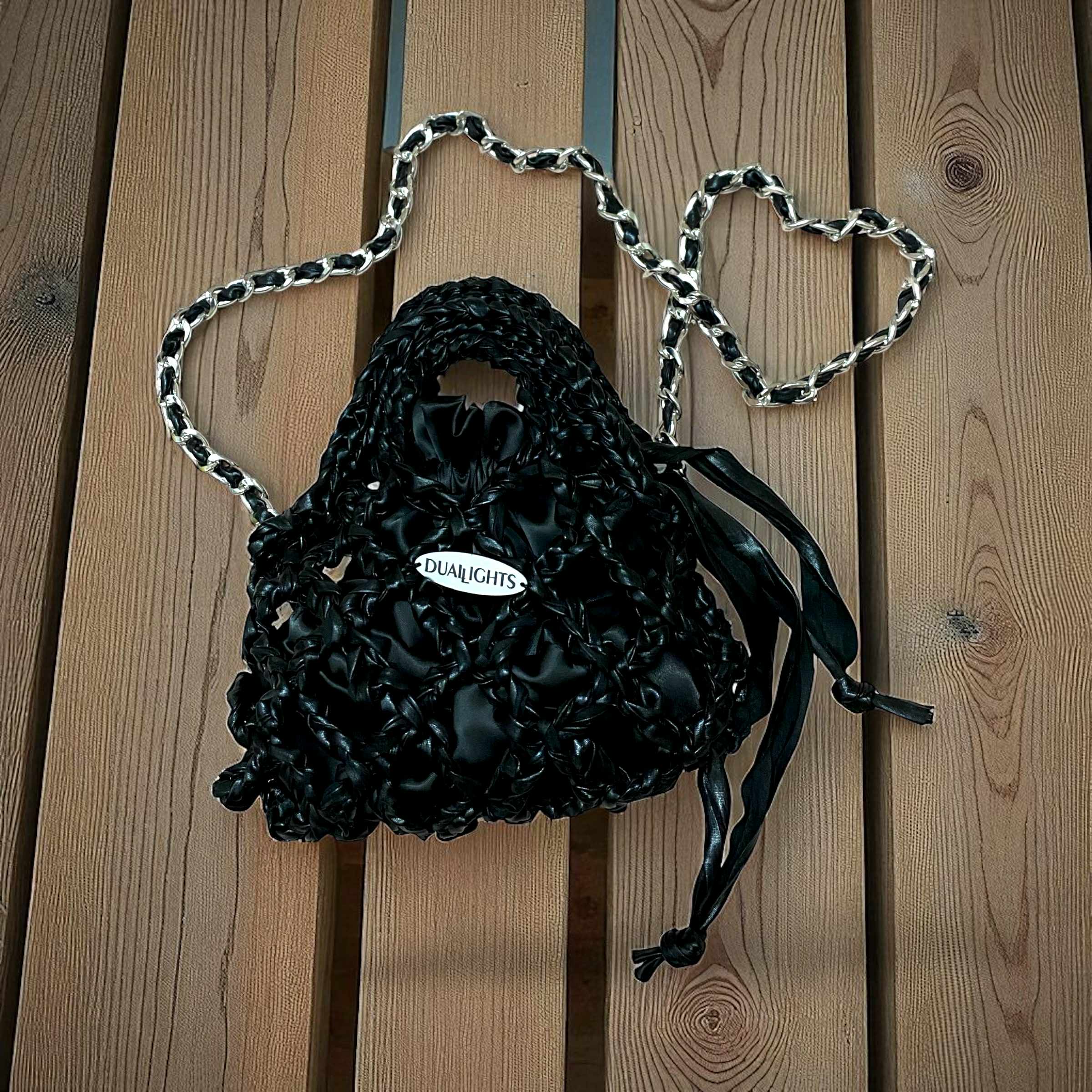 black (silver handle)