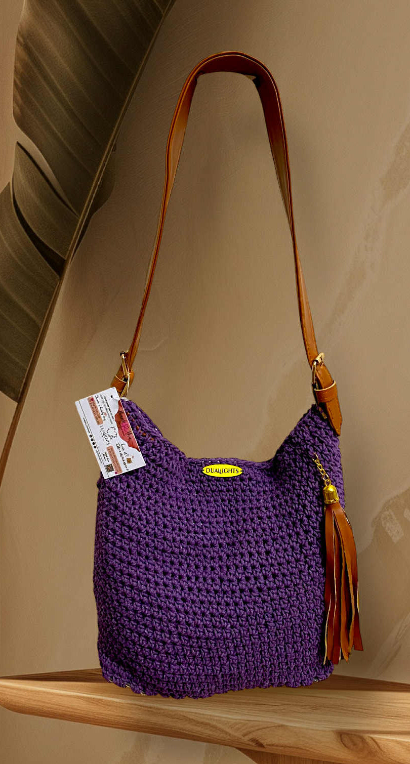 essential shoulder bag, havan / mauve